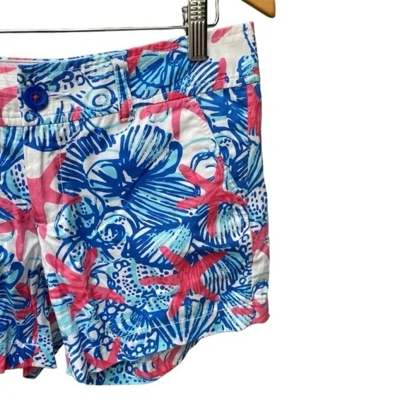 Lilly Pulitzer She Sells Sea Shells Callahan Shorts | Size:2 - Picture 9 of 14